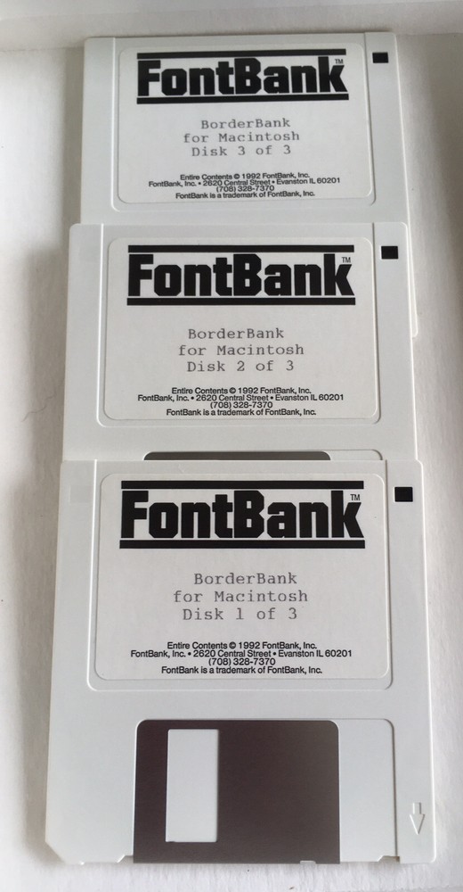 web publishing Borderbank 100 Borders 3 Floppy Discs 3.5 Inch Diskette