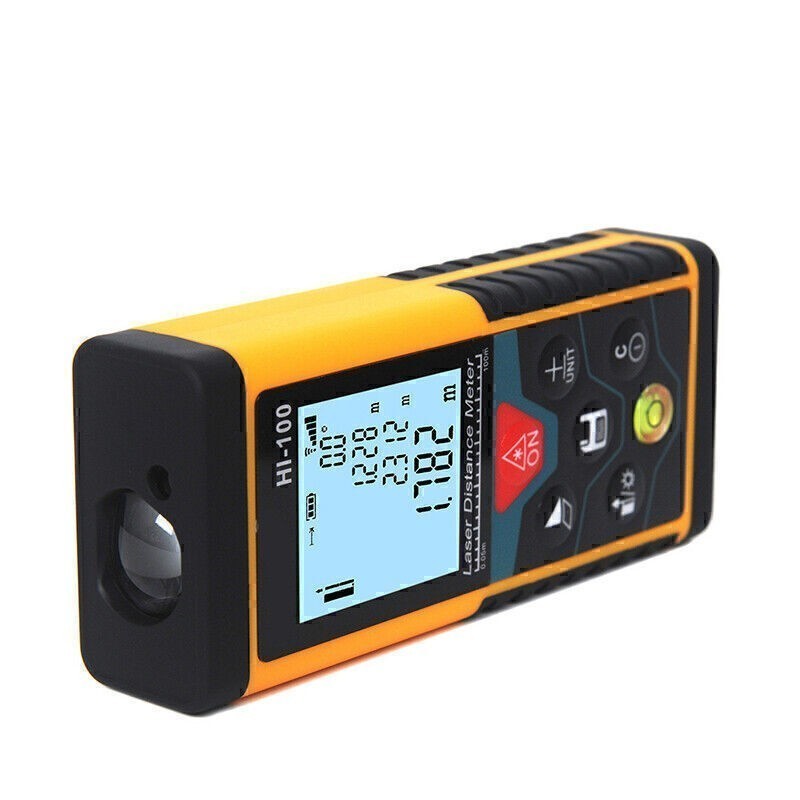 100M Precision Handheld Infrared Distance Meter Measuring Device Rangefinder