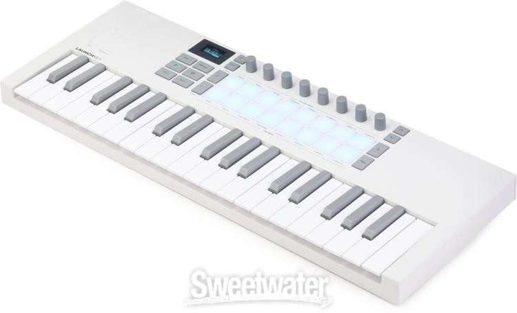 Novation Launchkey Mini 37 MK4 37-key Keyboard Controller - White