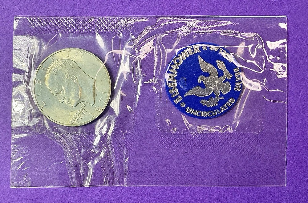 1971-S Silver Ike Dollar ✦ Uncirculated ✦ US Mint OGP Package