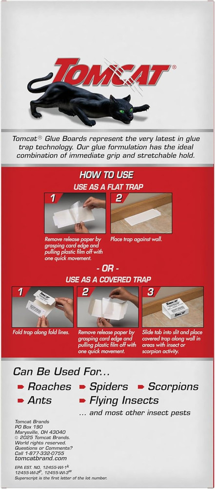 Household Pest Glue Trap, 4-Pack