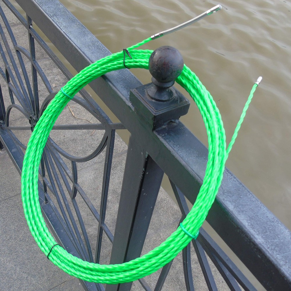 15m Fishing Tape Electrical Wire Threader Wire Puller for Pulling Wire Line (...