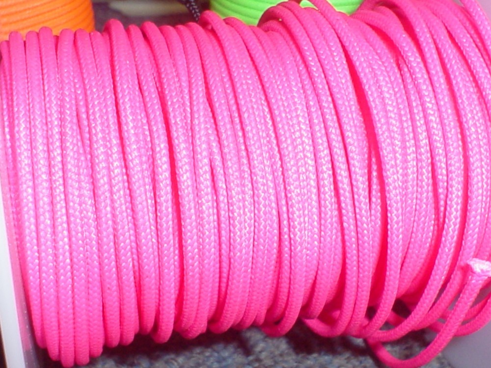 5' BCY #24 HOT PINK D Loop Materiel! Compound Bow String Release Loop