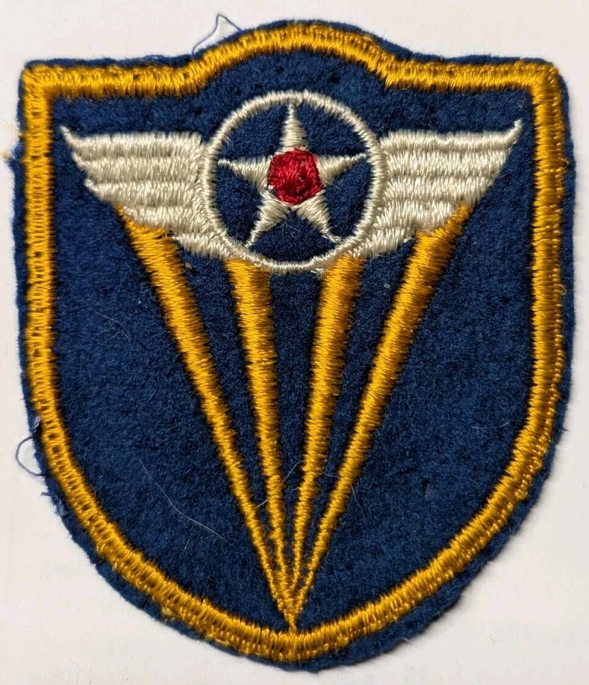 WW2 Army Air Force Odd Wool Variation 4th Air Forces Patch - AAF  X