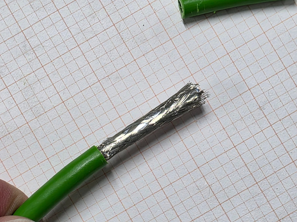 Belden 7960A 22/2P DataTuff CAT5e PROFINET Type A Network Cable PLTC Green /25ft