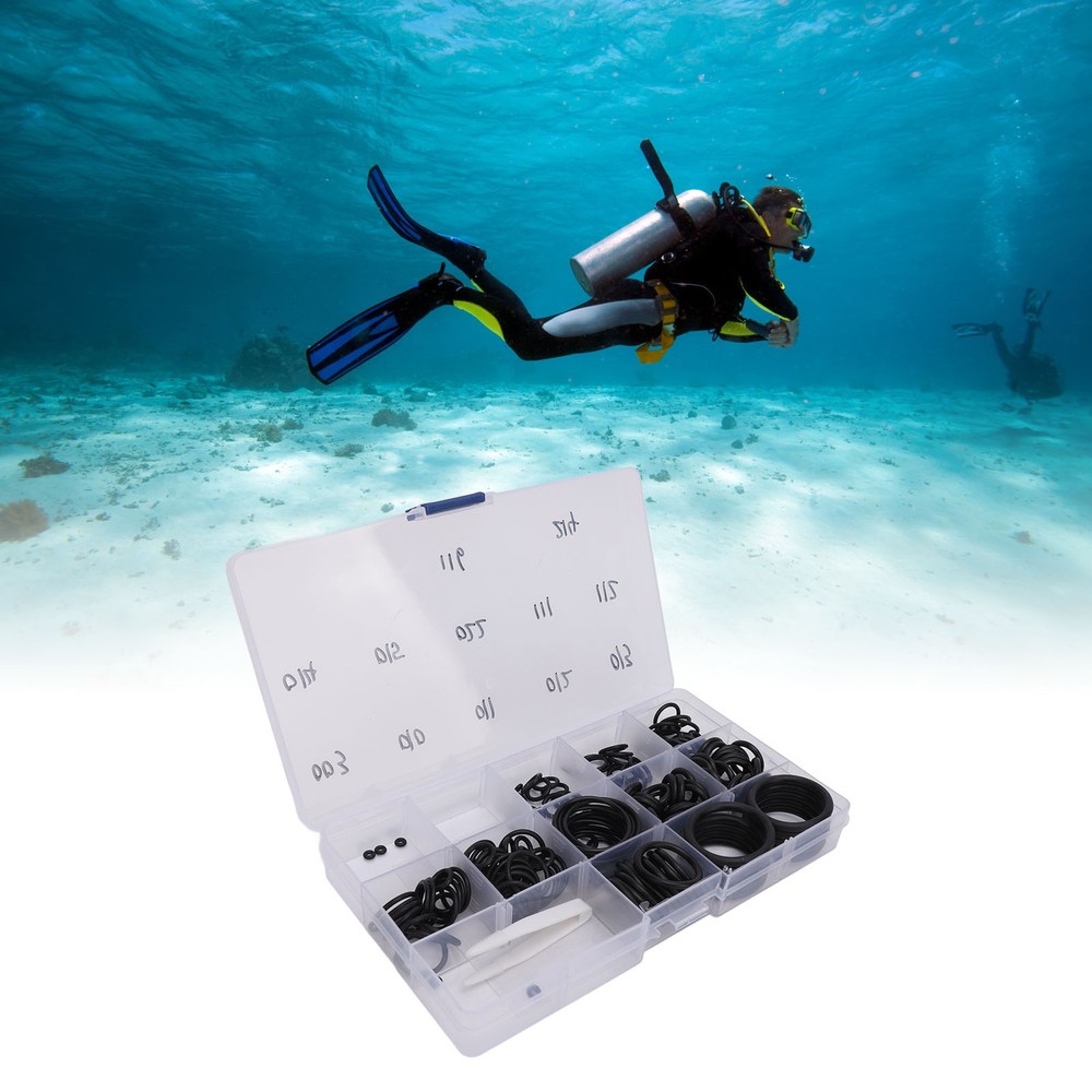 170pcs Diving O Rings Effective Sealing Practical Scuba O Kit For Diving Eˇ