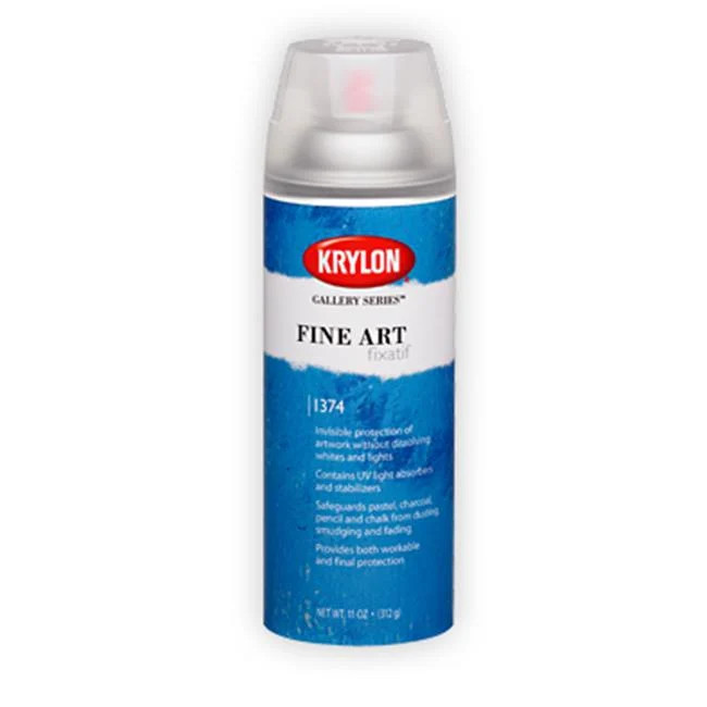 Krylon 1374K Fine Art Fixatif- 11 Oz.