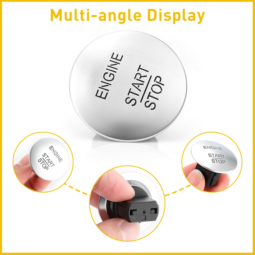 Push To Start Fits Button Benz Mercedes Keyless Go Engine Start Stop Push Button