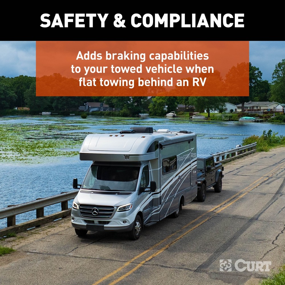 CURT RVibrake 4 Portable Flat Tow Brake System