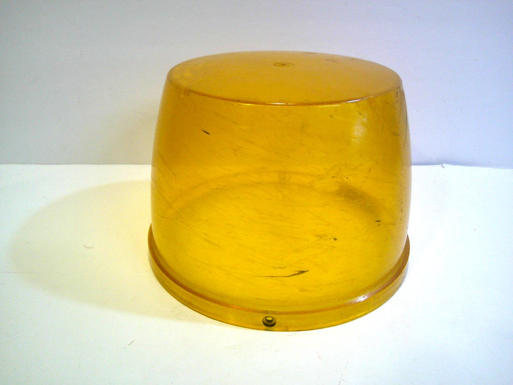 Whelen No. 61381 Lens, Amber Rotating Beacon Light