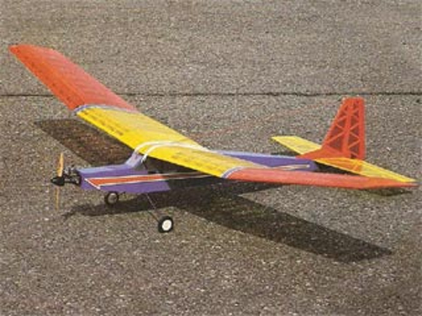 Original Big Bird 84 inch wing   Balsa Remote Control  Airplane Printed Plans