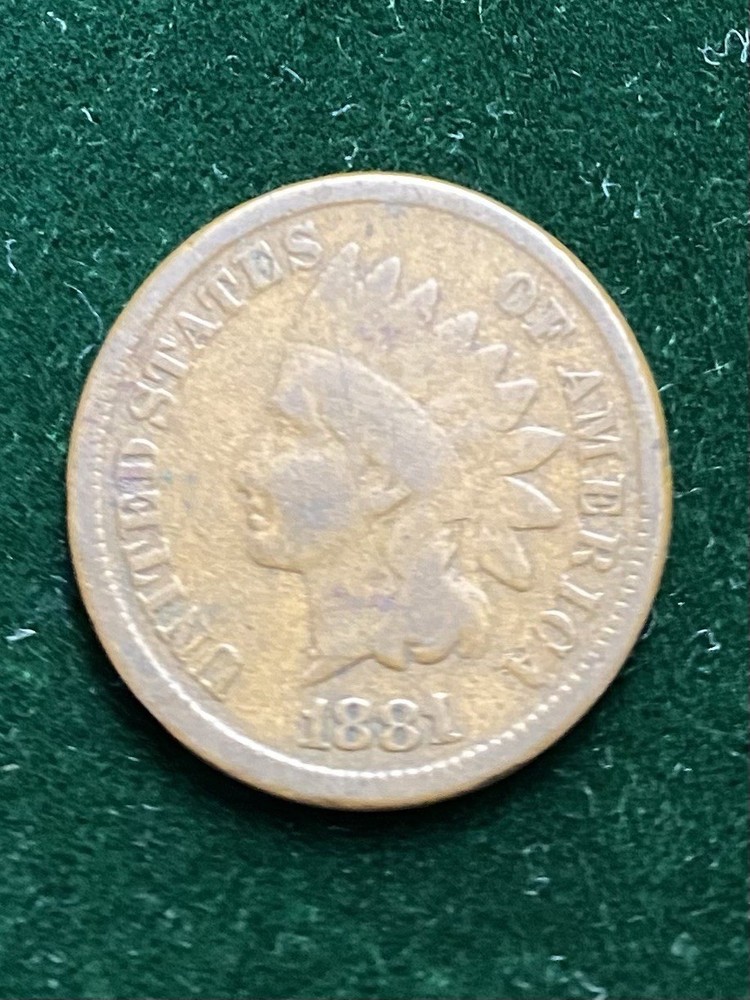 1881 indian head penny