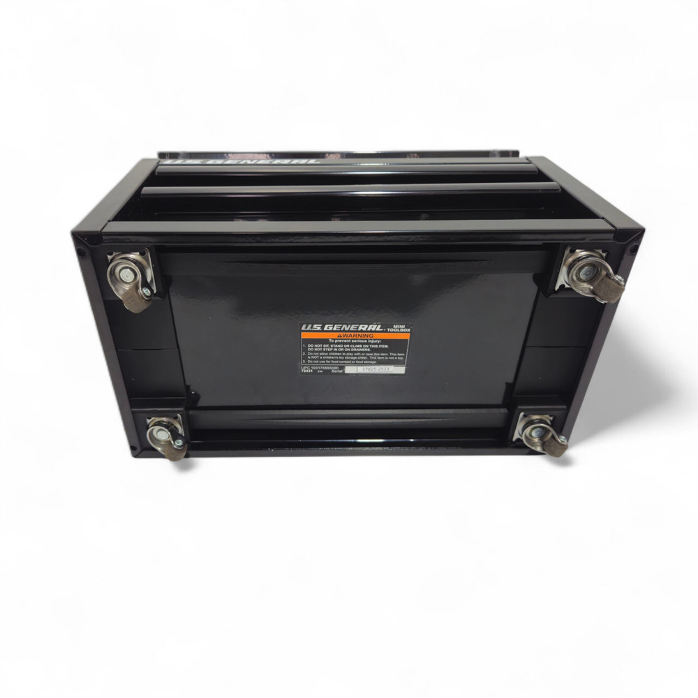 Snap-in Instant Caster Set for US General Mini Tool Boxes - No Drilling!
