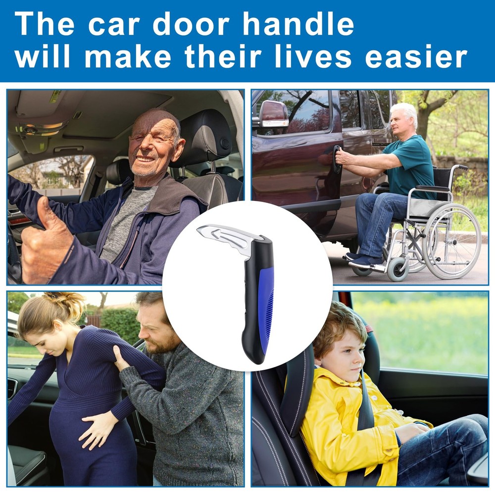 Car Mobility Assist Handle - Auto Cane Door Support for Elderly Disabled Drivers