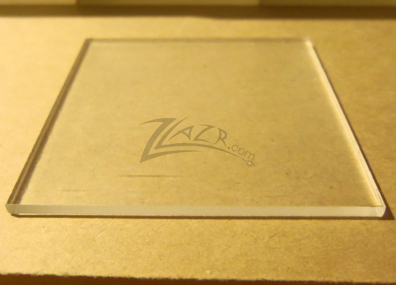 100 1"x1"x1/8" THICK Clear Acrylic SQUARE Shape Plexiglass Plastic Sheet Base!