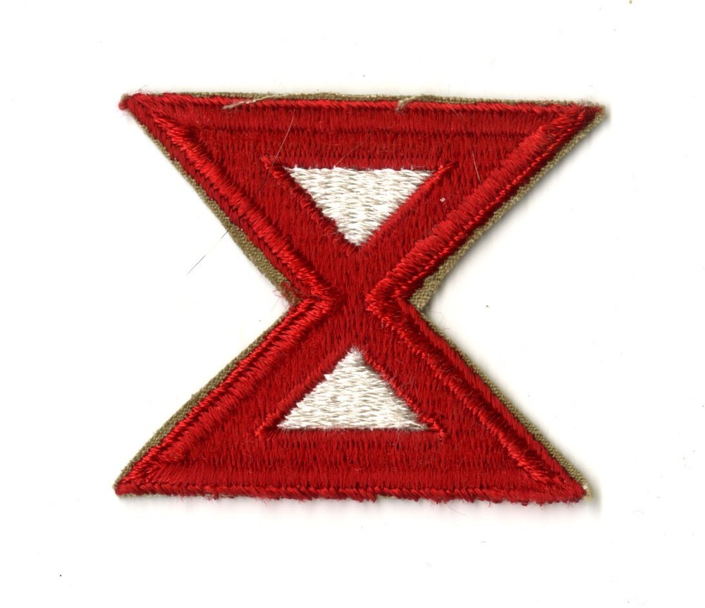 Tenth Army White Back Patch WWII Vintage Okinawa Pacific Buckner