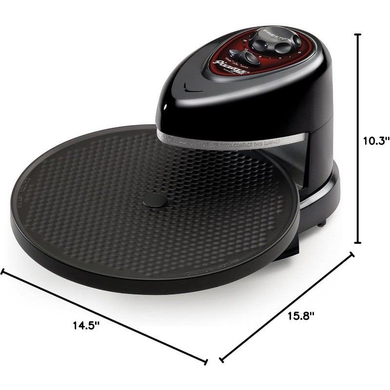 03430 Pizzazz Plus Rotating Oven, Black