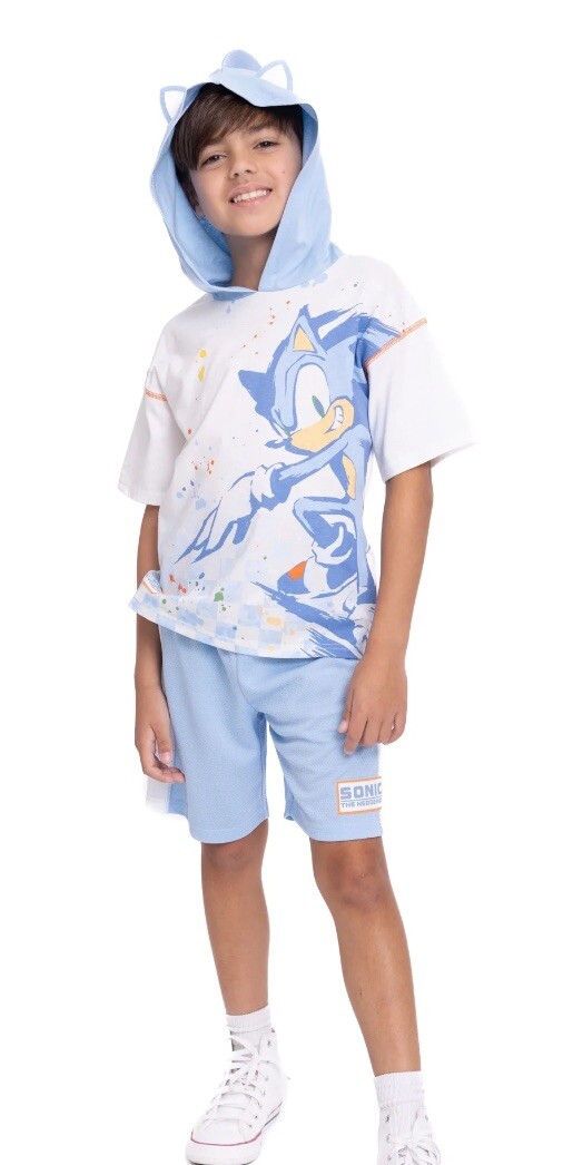 Sonic The Hedgehog Boys 2pc Cosplay Outfit Size 6 NWT