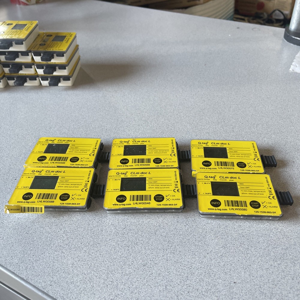 Q-tag CLm doc L Multi-alarm shipping temperature logger