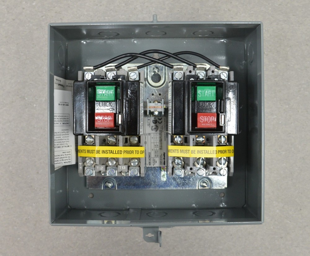 Allen-Bradley 609-AOW22 Manual Two Speed Starter Controller 3PH