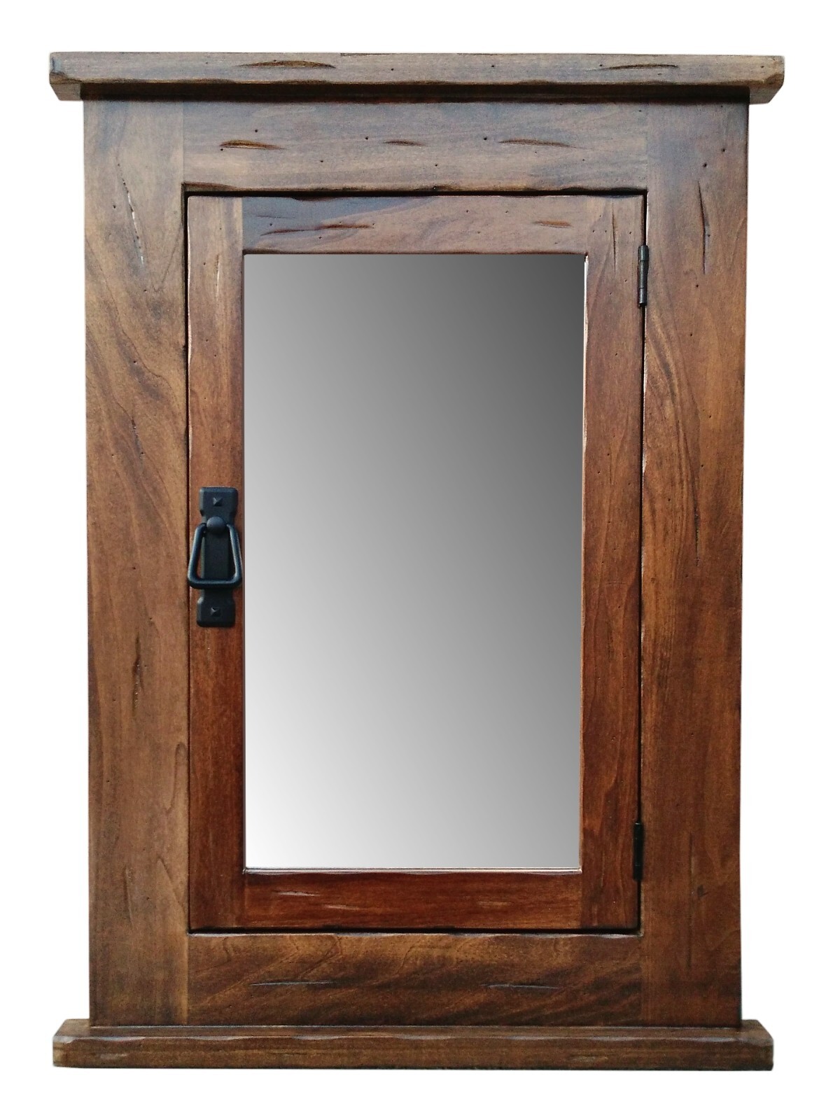 Rustic Mission Recessed Medicine Cabinet / Medium Finish / Handcrafted