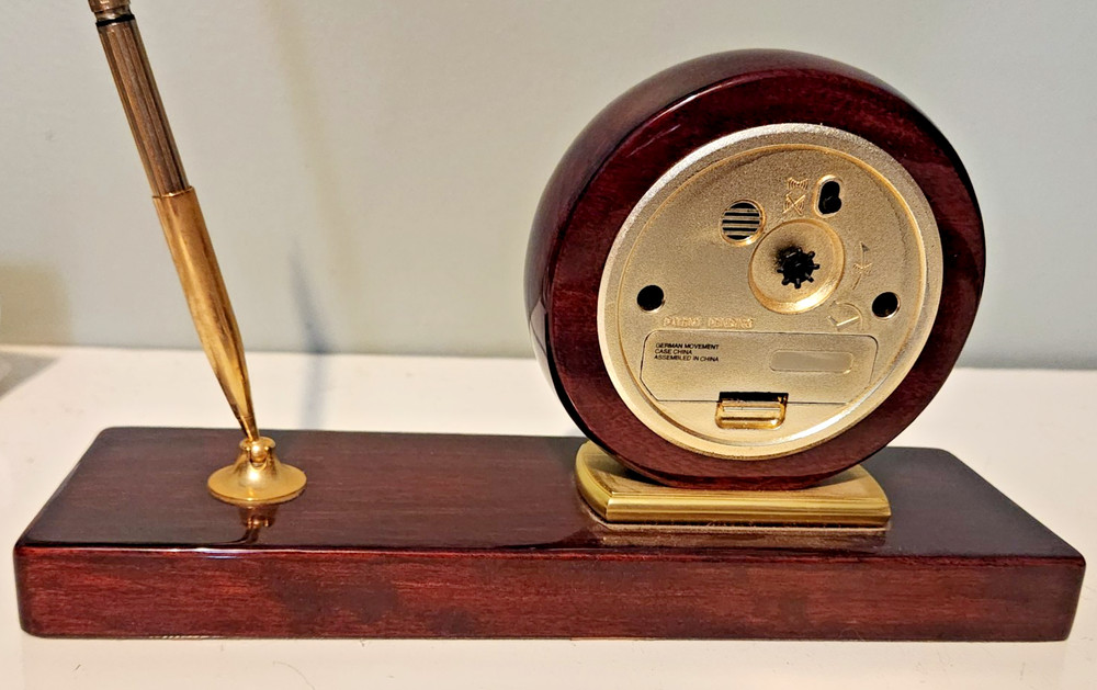 Timedesign Executive Quartz Desk Clock Alarm