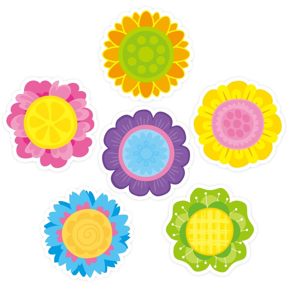 30 Pack Spring Flowers Sticky Notes - 600 Sheets Floral Shape Sticky Note Pad...