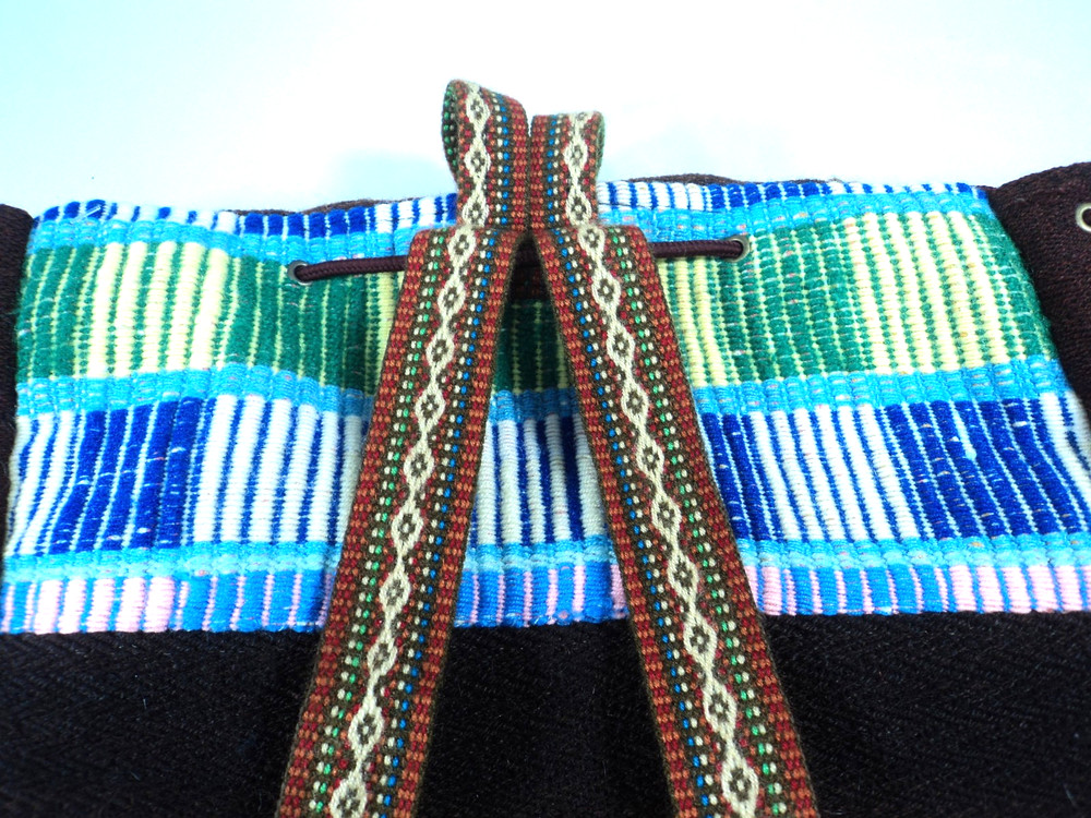 Traditional Peruvian Hand Woven Tribal Backpack