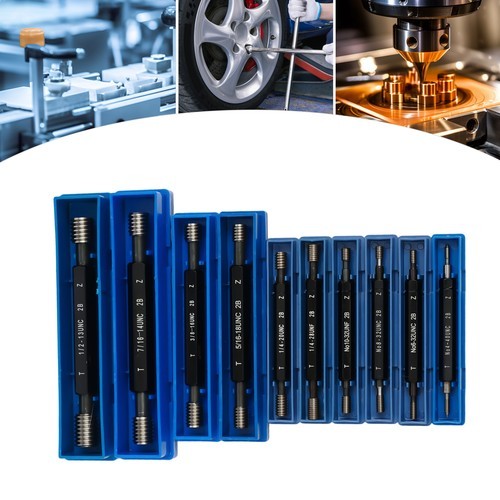 10Pcs -Precision Double End Thread Plug Detection Gauge American Thread Bore