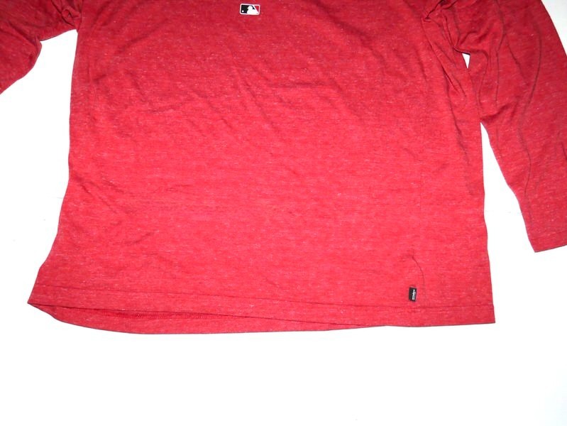 STUART FAIRCHILD BP WORN CINCINNATI REDS #57 NIKE HOODED SHIRT TAIWAN TAIPEI WBC