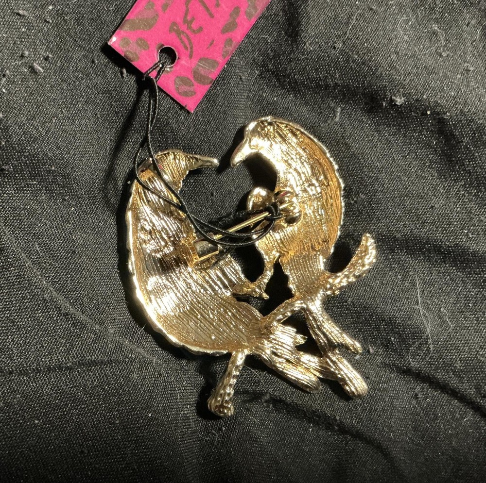 Twin Bird Brooch