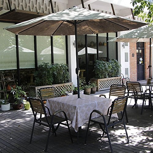 Spring/Summer Wrinkle-Free Waterproof Outdoor 60" x 84" (Rectangular) Khaki