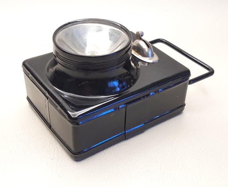 RARE vintage mining lantern, 4.5 V lamp