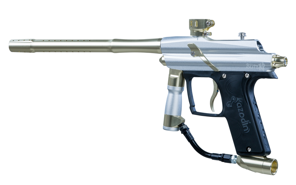 Azodin Blitz 4 - Electronic Paintball Marker - Silver/Gold