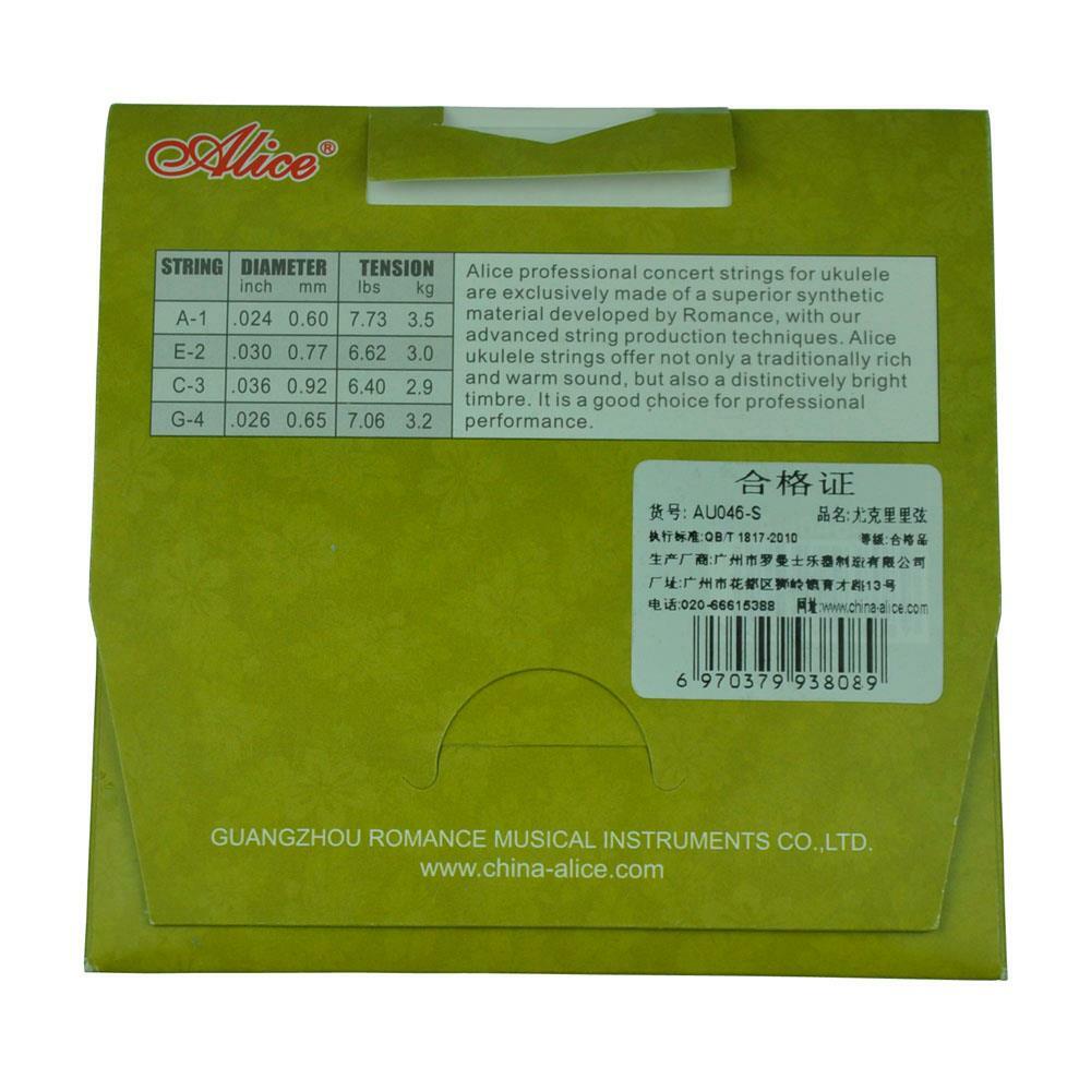 5Sets Alice Soprano Ukulele Strings Modified Nylon AECG AU046S