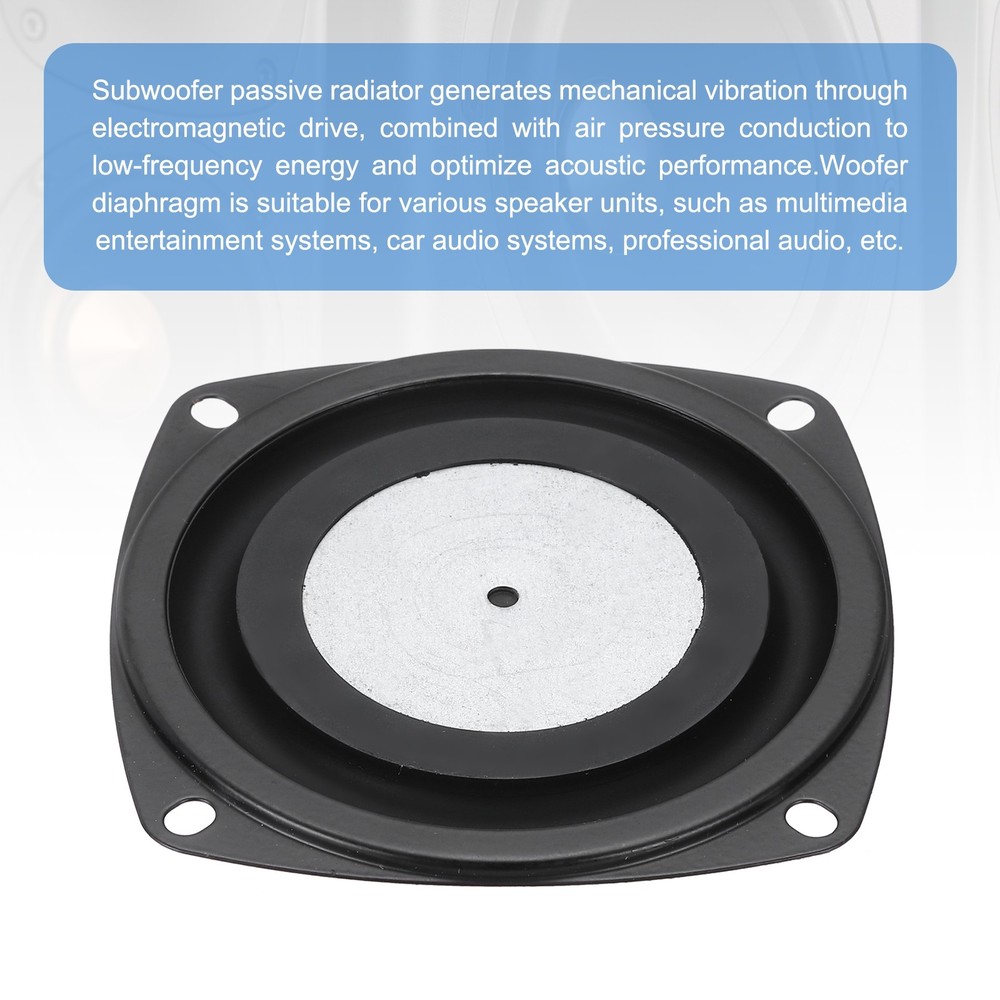 4 Pcs Passive Radiator 3 Inch Woofer Vibrating