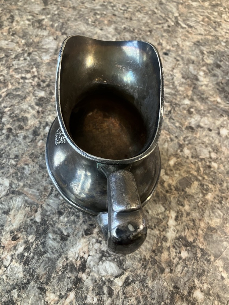 antique silver creamer pitcher