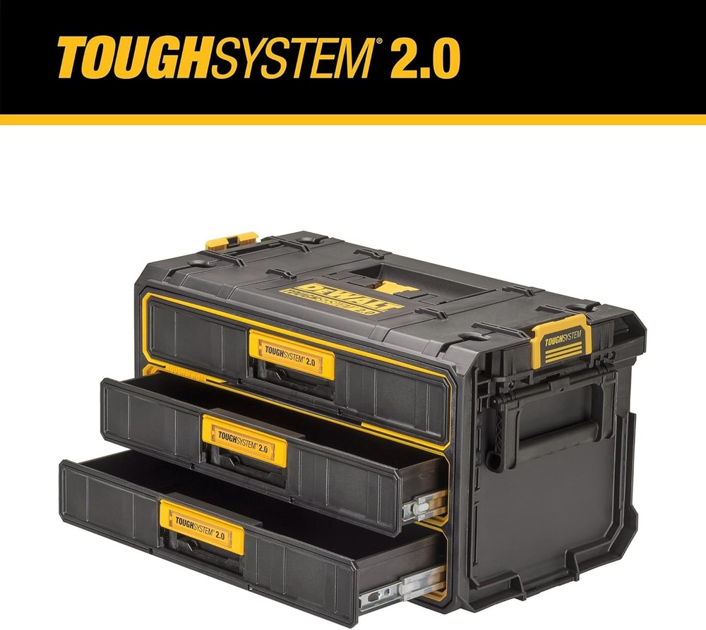 DEWALT Tool Organizer 3 Drawer Toughsystem 2.0