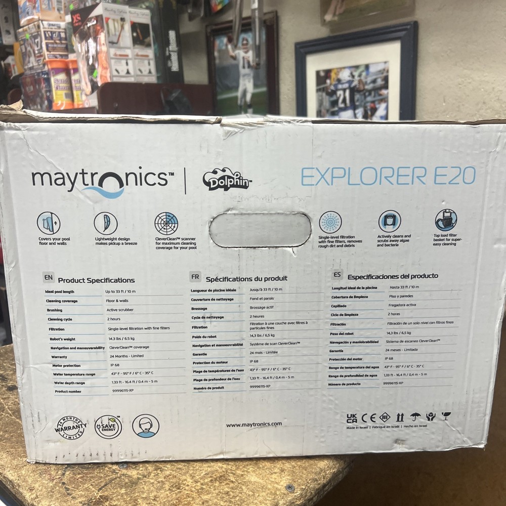 Dolphin Explorer E20 Robotic Pool Cleaner *NEW SEALED* 99996148XP
