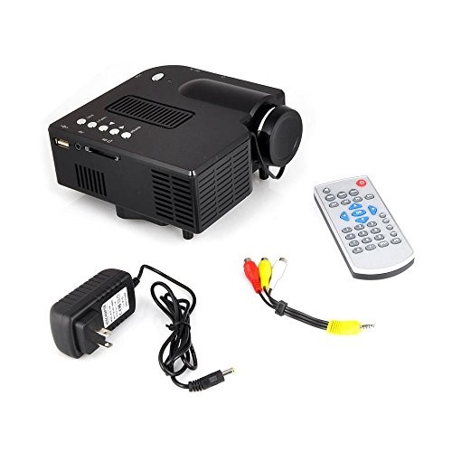 New Pyle PRJG48 Mini Compact Pocket Projector, 1080p Support, USB/SD Card Reader