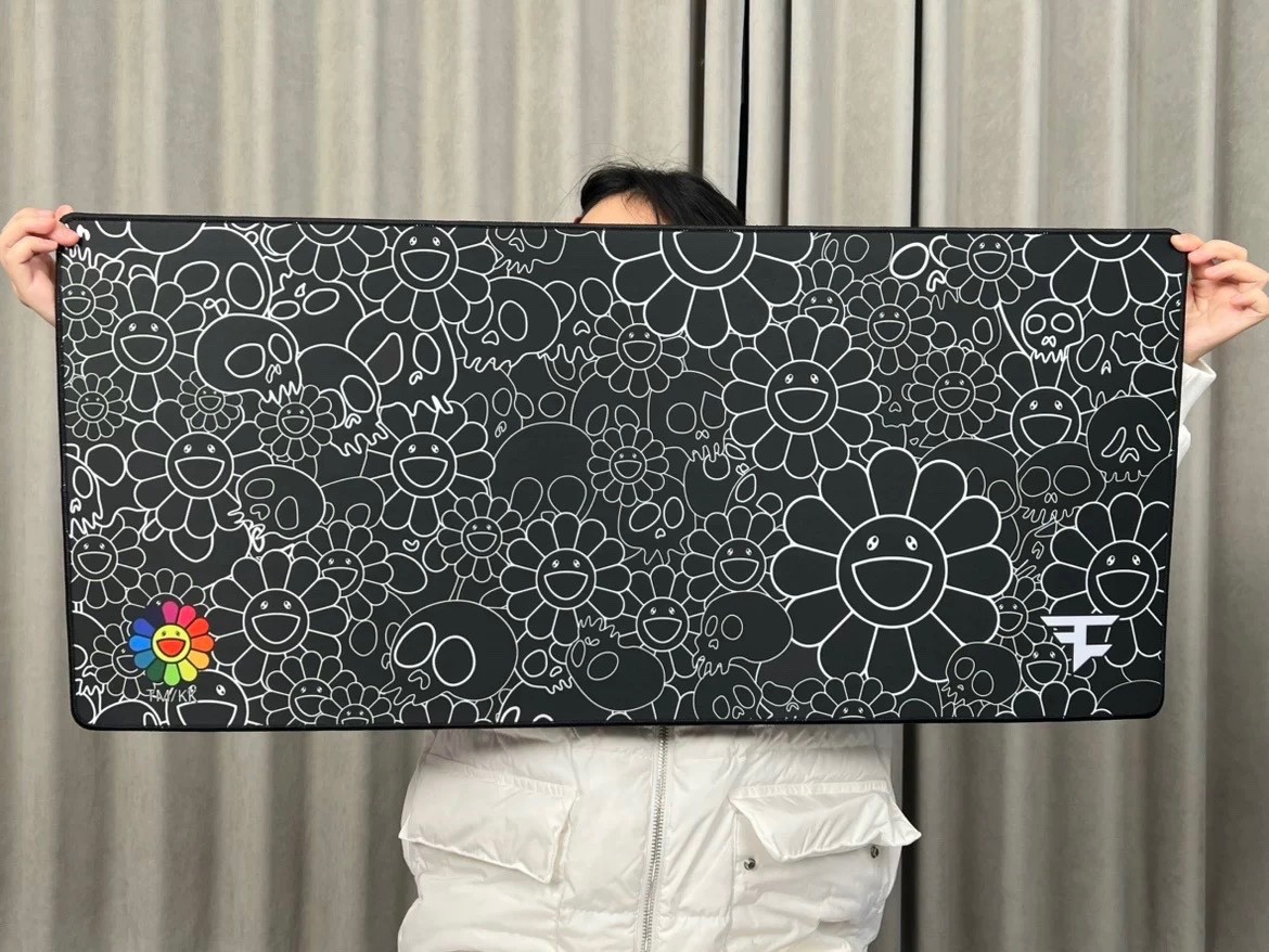 FaZe Clan x Takashi Murakami Mousepad BRAND NEW BLACK