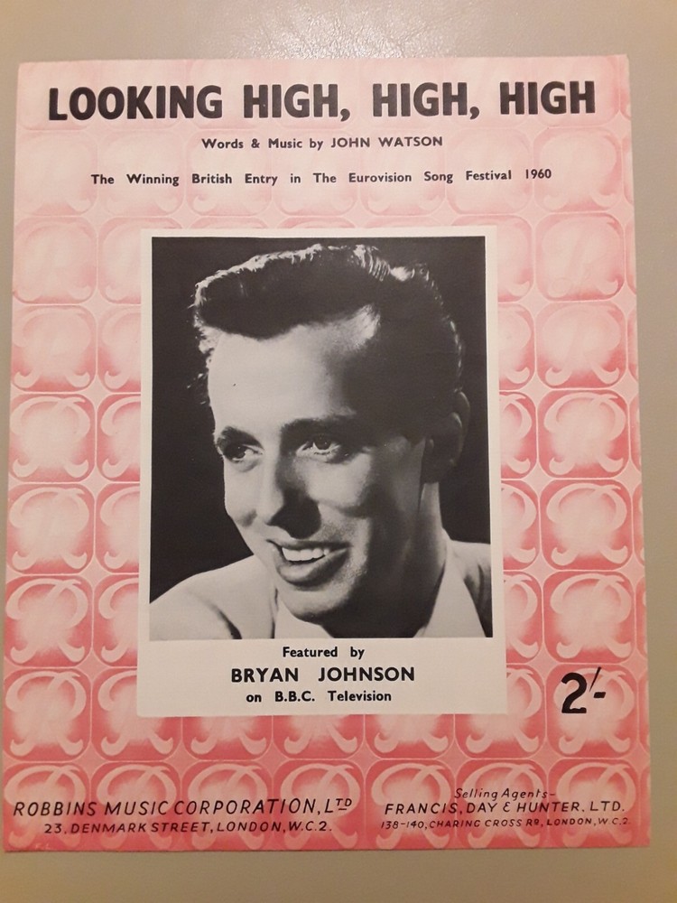 Bryan Johnson   -  Looking High,  High,  High   -  Sheet Music