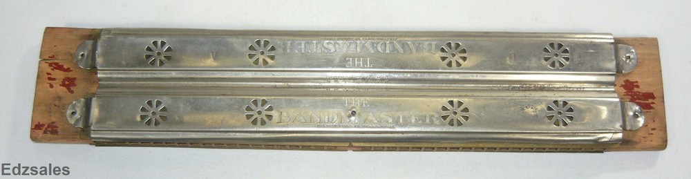 Vintage 12 3/4" Bandmaster DRWZ Harmonica