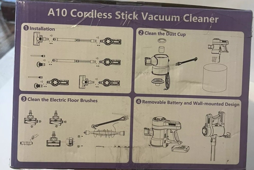 A10 Dash Purple Cordless Vacuum Cleaner