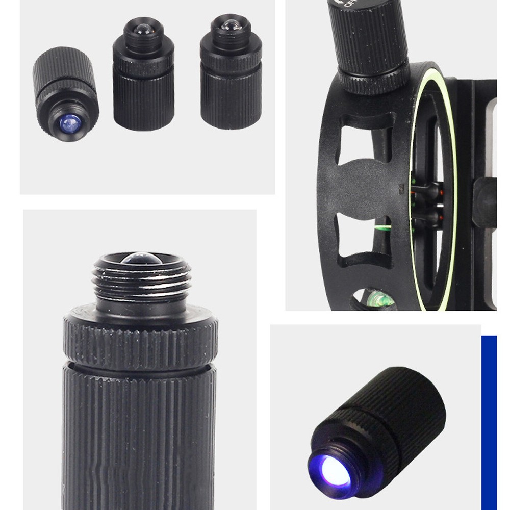 Compound Bow Sight Light Bowlight LED Continuous Adjustable 3/8-32 Thread Sqve