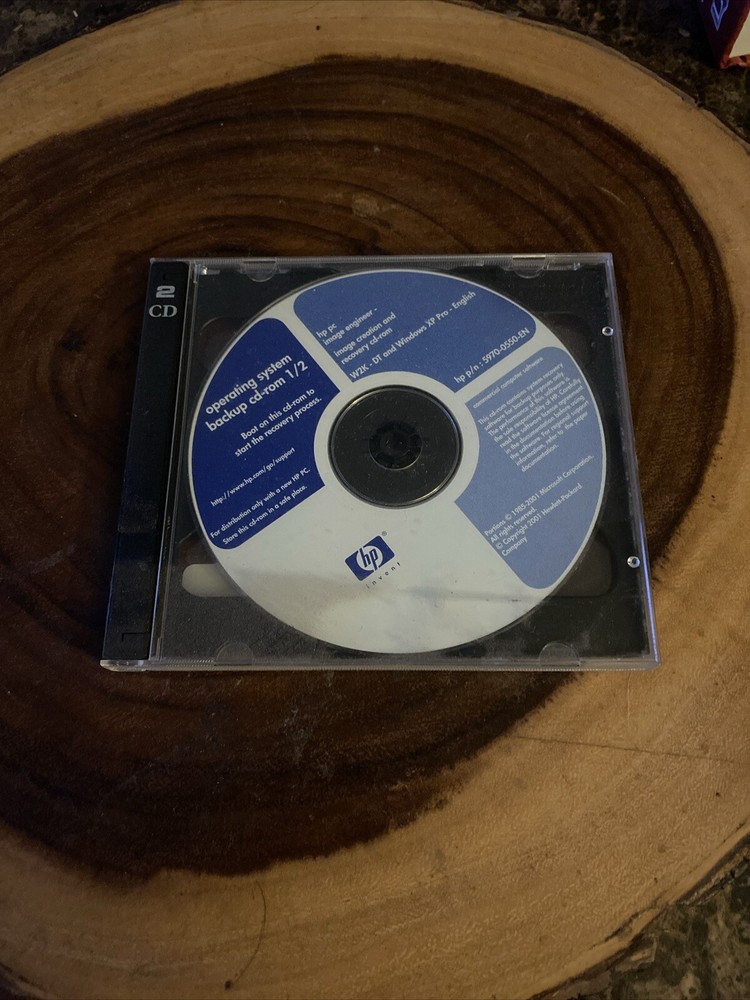 HP Operating System Backup Cd-rom 1/2