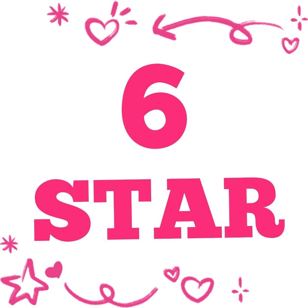 1 x Three Happy Pigs (⭐⭐⭐⭐⭐⭐) sticker - set 24