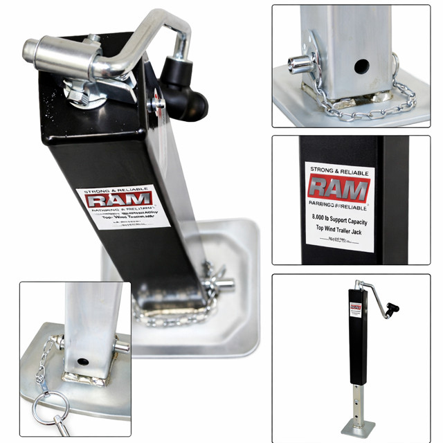 RAM 8,000lb Capacity Top Wind Jack (Select Series)