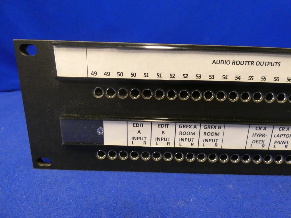 Audio Accessories 2x48 Half-Normalled Bantam Audio Patchbay