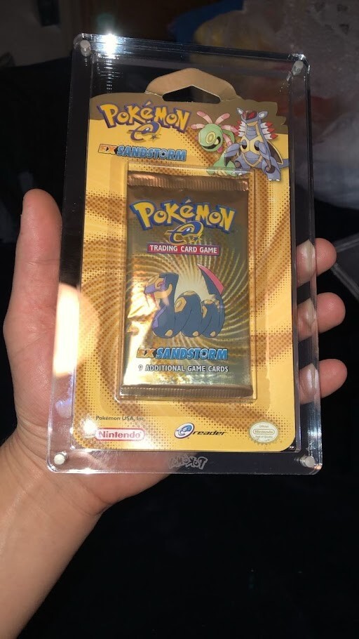 Pokemon Booster BLISTER Pack Acrylic Protective Magnetic display Case With logo
